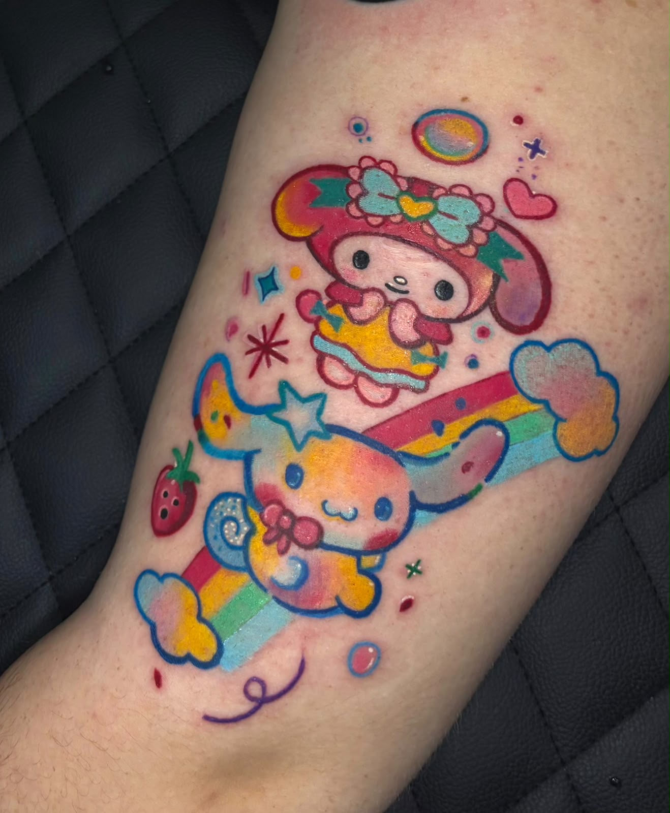 Tattoo colorida delicada